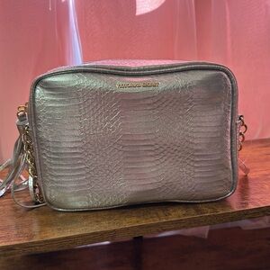 Victoria Secret bag NWT silver bag gold shoulder chain